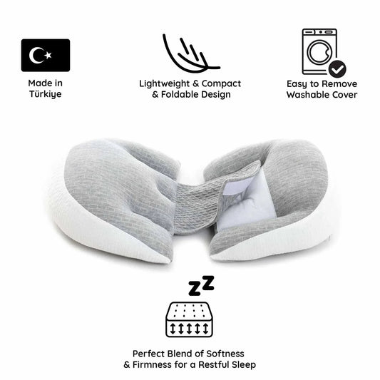 baby mom Multi-Functional Maternity Support Pillow - Grey