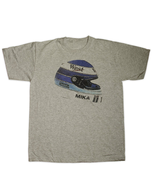 Mika Hakkinen Race Helmet T Shirt