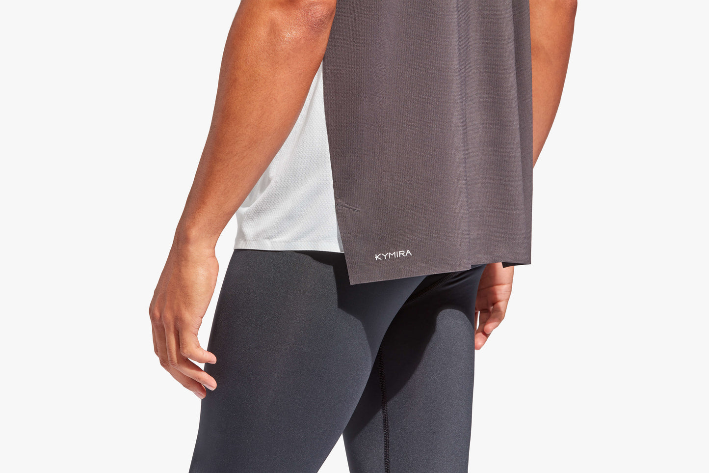 Athlete wearing the KYMIRA Charge Infrared Performance T-Shirt, demonstrating its lightweight design and optimal performance during training.