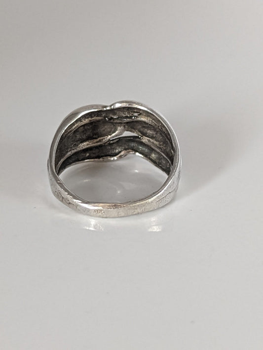 Silver Steed Ear of Grain Silver Ring