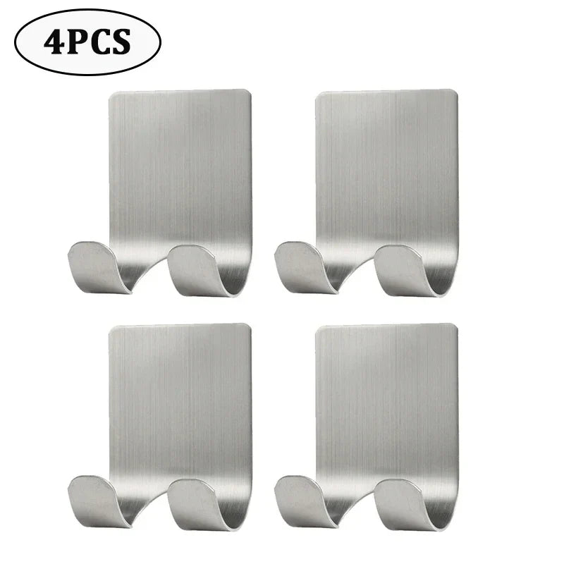 Premium stainless steel holder for razors, showcasing an elegant solution for men's grooming storage in a modern, luxurious bathroom environment.