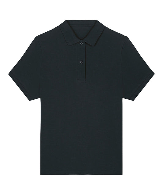 Stylish women’s lightweight polo shirt made from 100% organic cotton in a classic cut, perfect for a chic casual look.