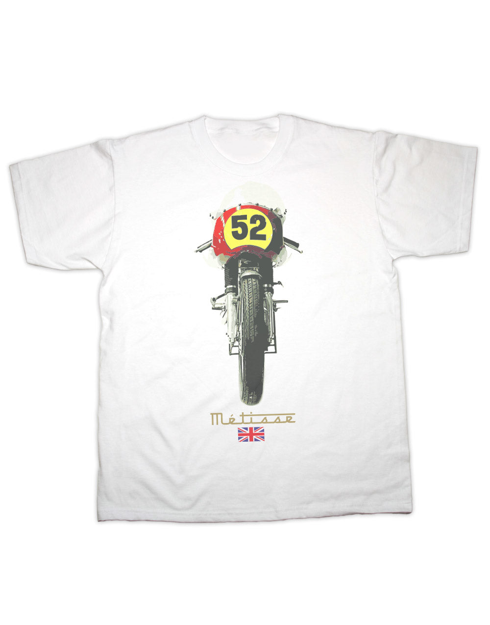Celebrate The Legacy Of The Matchless Metisse T-Shirt - Premium Cotton, Vintage Motorcycle Design