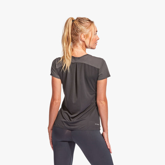 Luxurious lightweight KYMIRA Women's T-Shirt, ideal for intense training, featuring a seamless design and exceptional fabric composition.