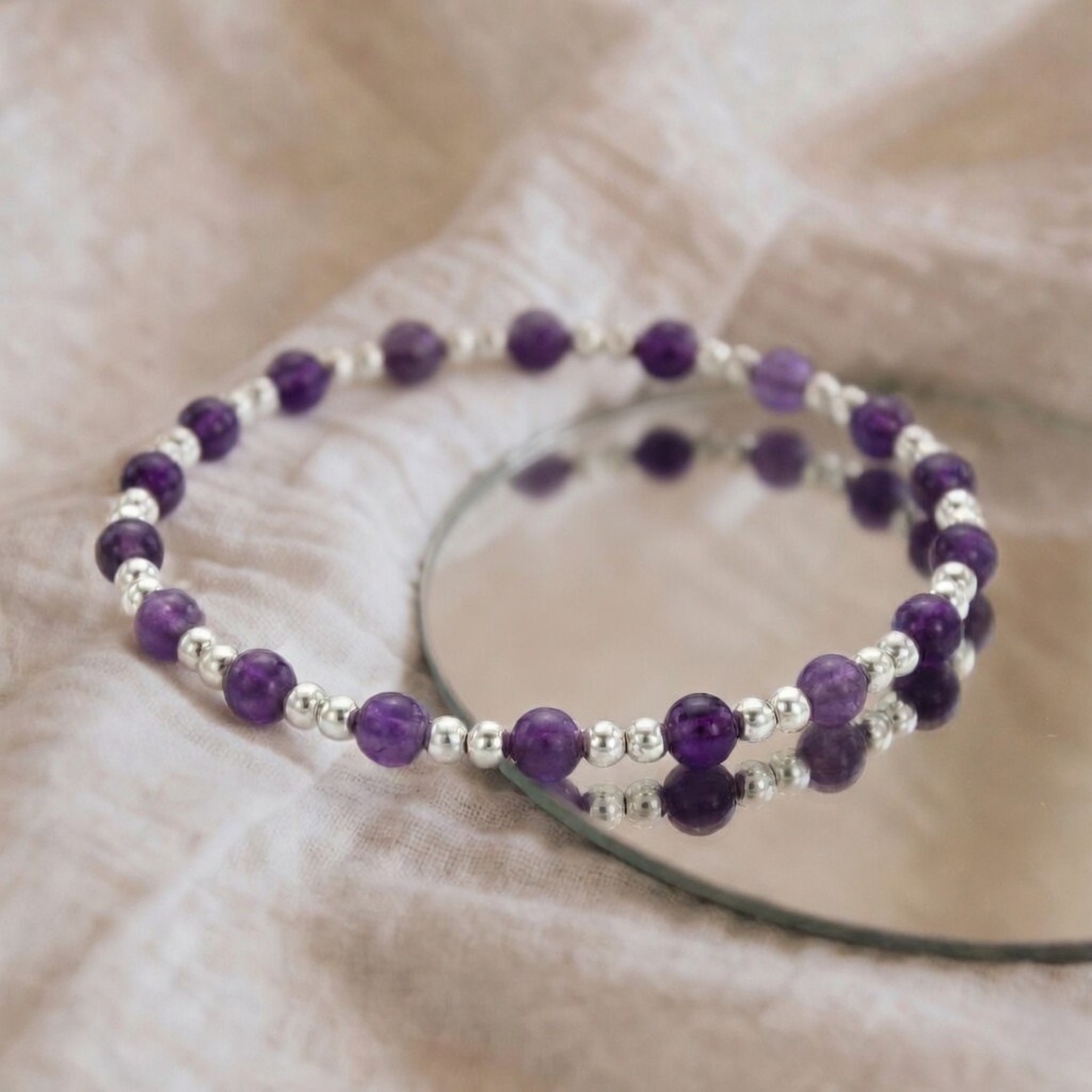 Amethyst Gemstone Bracelet