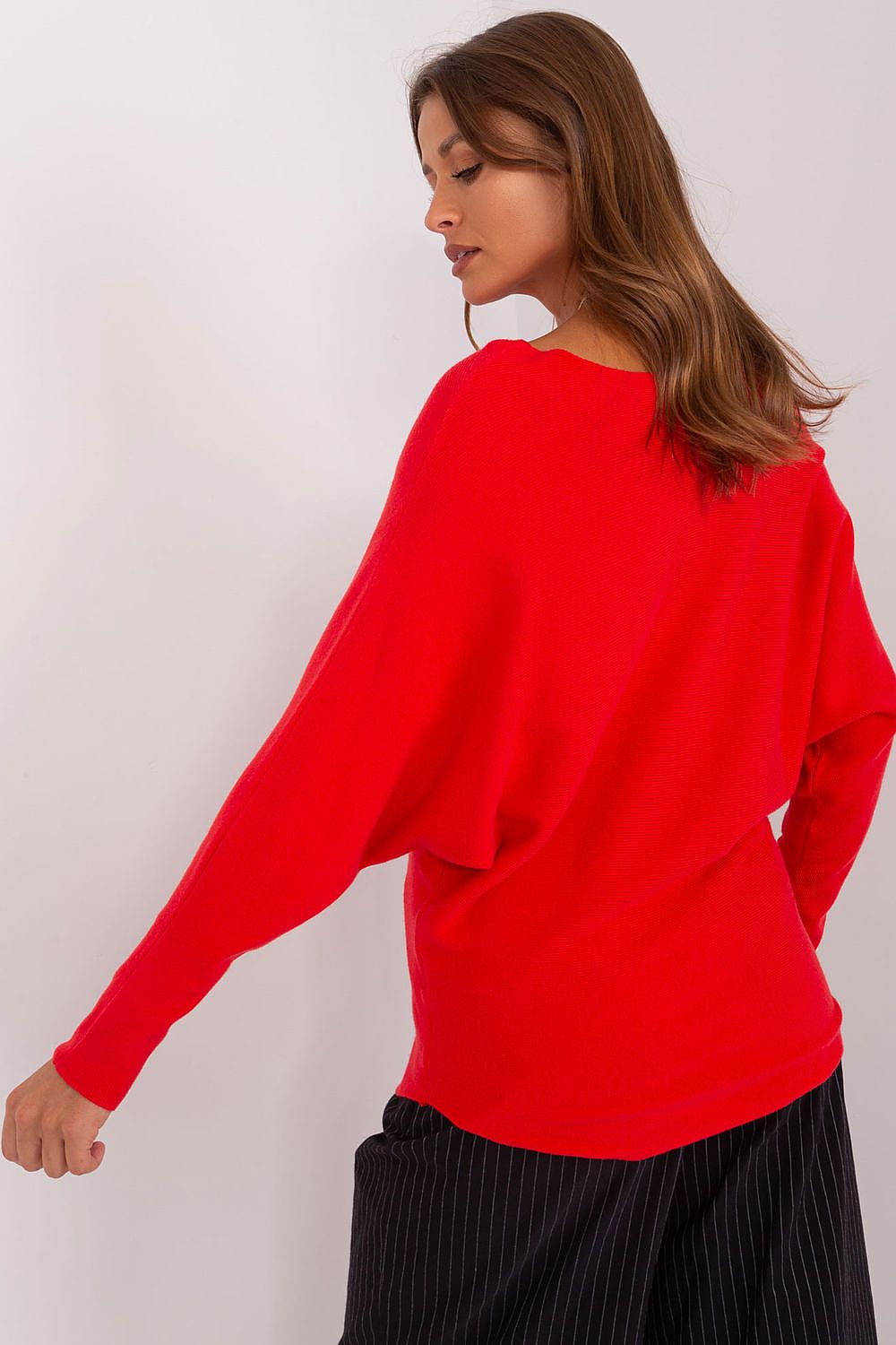 Stylish Luxury Women's Batwing Sweater by Factory Price, perfect for layering and enhancing your casual wardrobe.