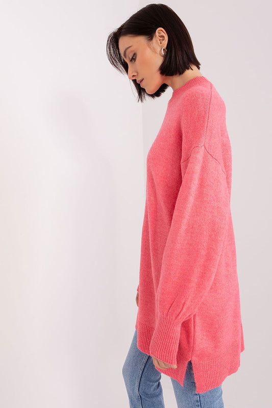 Luxurious acrylic sweater for women by Factory Price, showcasing a smooth texture and ideal for colder days with its long sleeves.