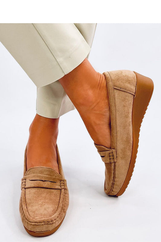 Elegant suede moccasins for women from Inello, showcasing a chic design and soft inner insole for ultimate comfort.