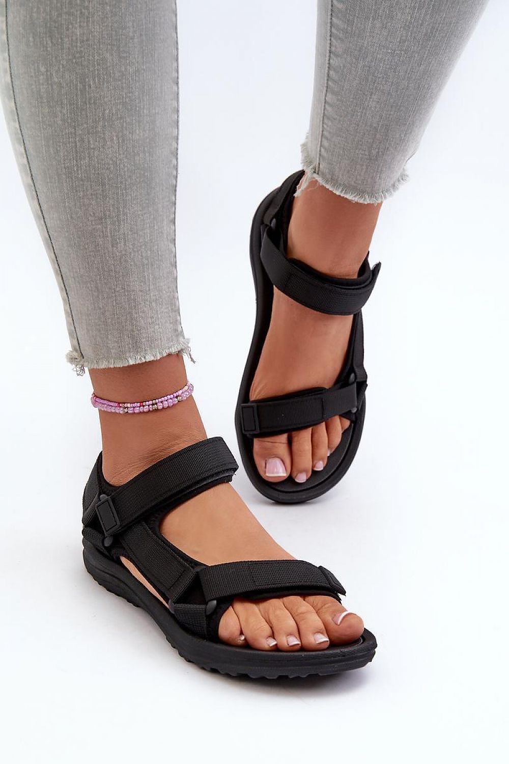 Elegant lightweight women's sports sandals with Velcro fastening from Step in Style, designed for comfort and perfect fit during active days, featuring durable materials ideal for summer excursions.