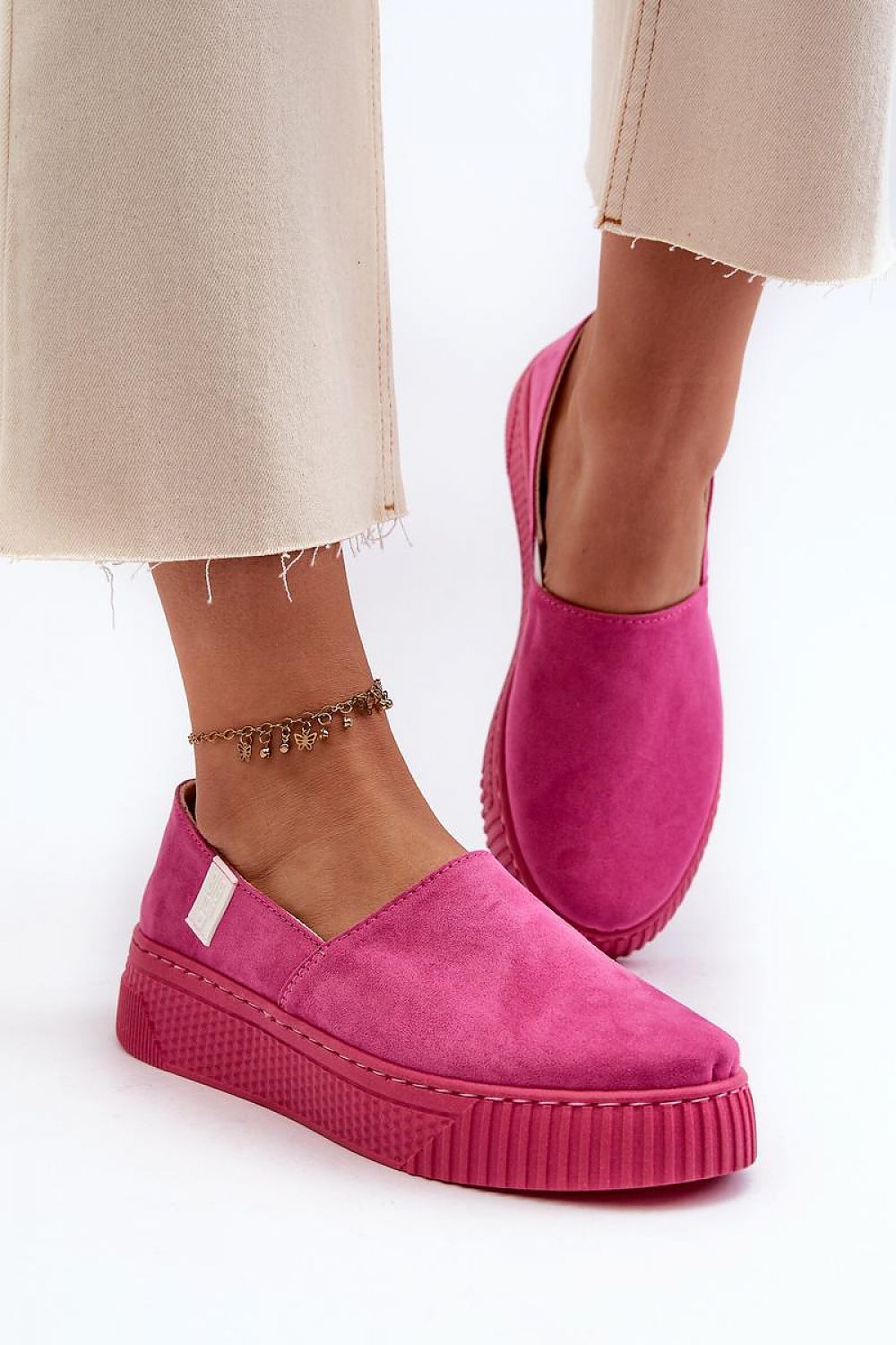 Fashion-forward Big Star women's slip-on platform shoes presented by Step in Style, offering a desirable combination of stylish design and cushioned memory foam comfort.