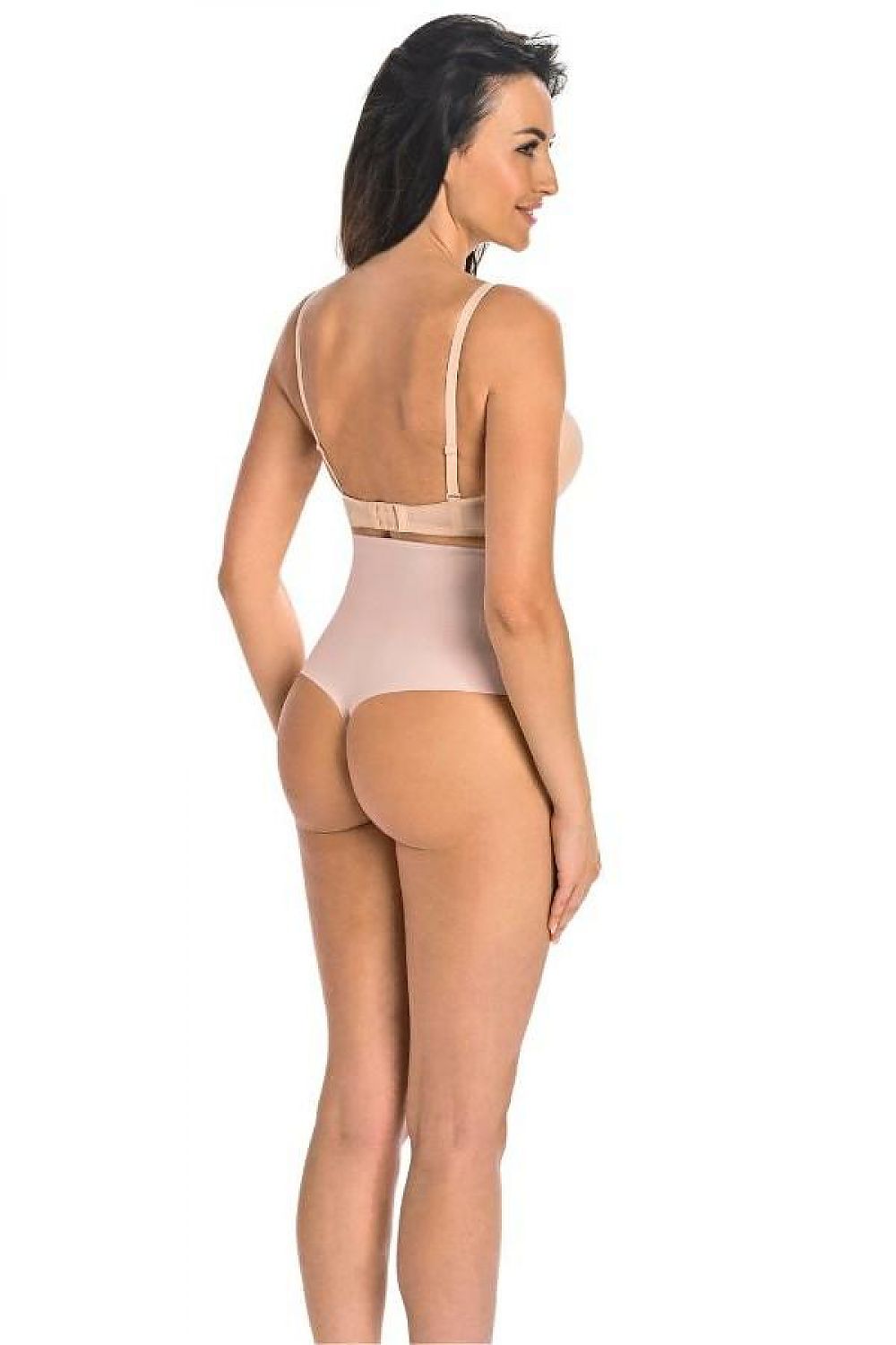 Premium high-waisted shaping thong by Teyli, tailored to enhance curves and provide seamless comfort, ideal for any wardrobe.