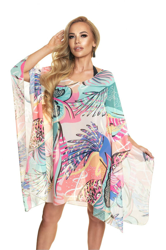 Irall Beach Tunic showcasing quick-drying fabric - Elegant and stylish cover-up, perfect for beach days and designed by Irall.