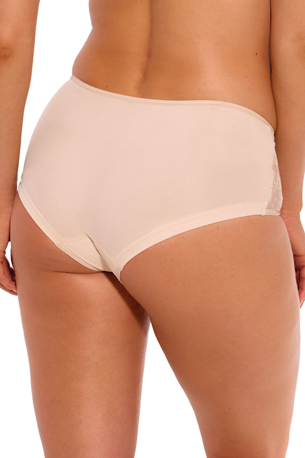 Gaia high-waisted lace embellished panties from the luxury collection for sophisticated women.