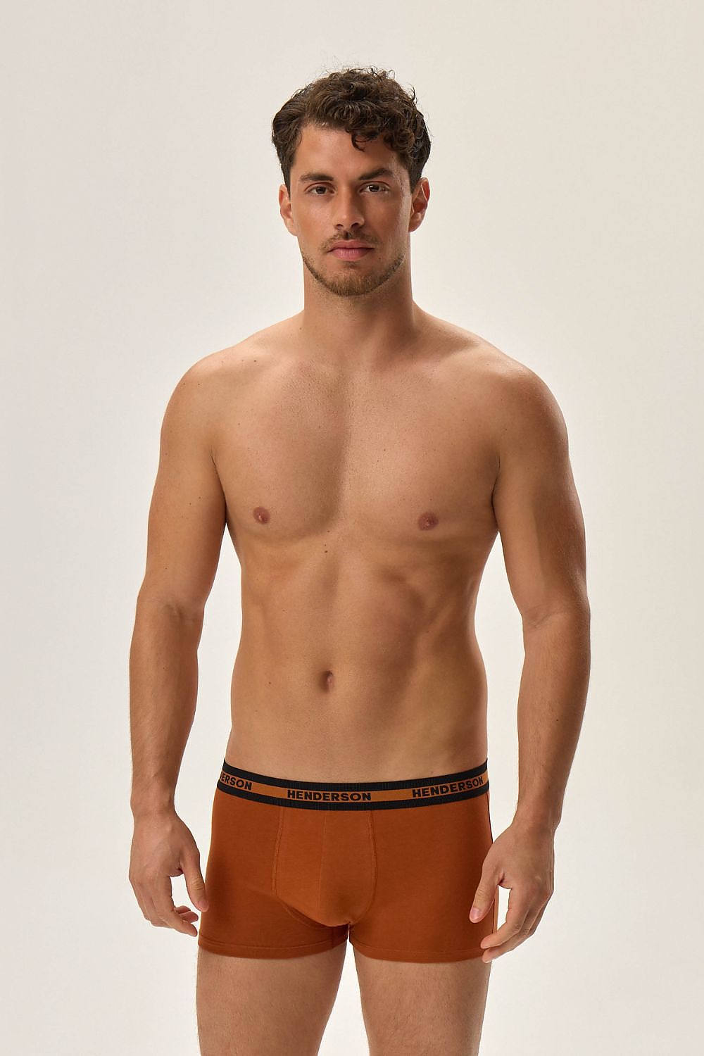 Henderson Men's Boxer Shorts Set laid flat, highlighting the comfortable fit and quality craftsmanship of these premium flyless cotton boxers.