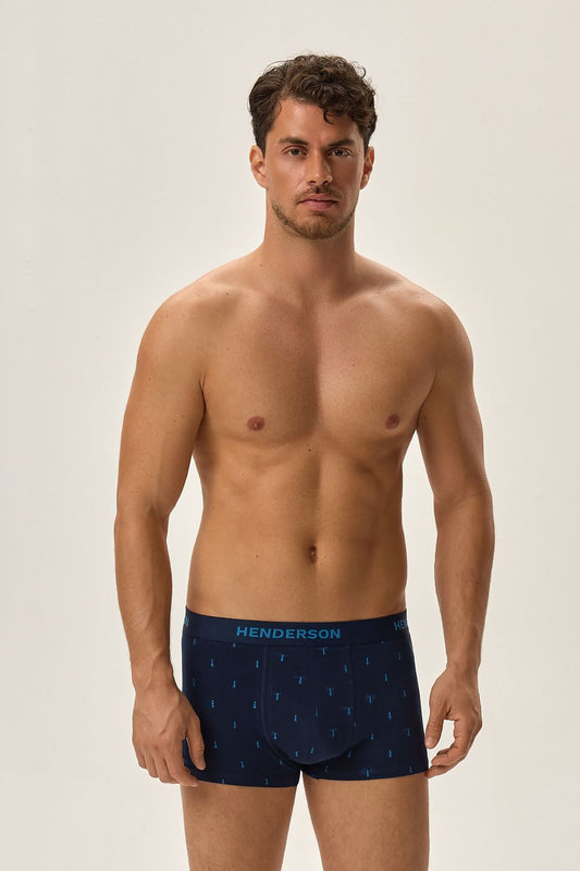 Elegant Henderson men's boxer shorts showcasing a subtle colour palette, perfect for gym wear and everyday elegance.