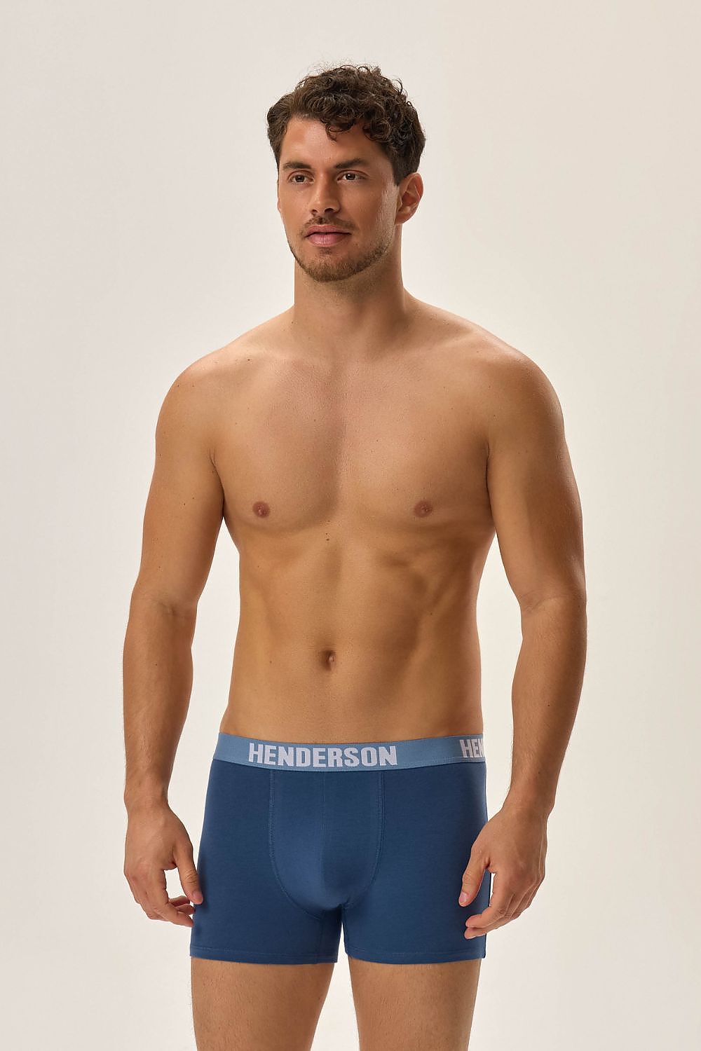 Luxurious Henderson Jarl Cotton Boxers laid out to highlight the quality materials and comfortable design, ideal for the modern man.