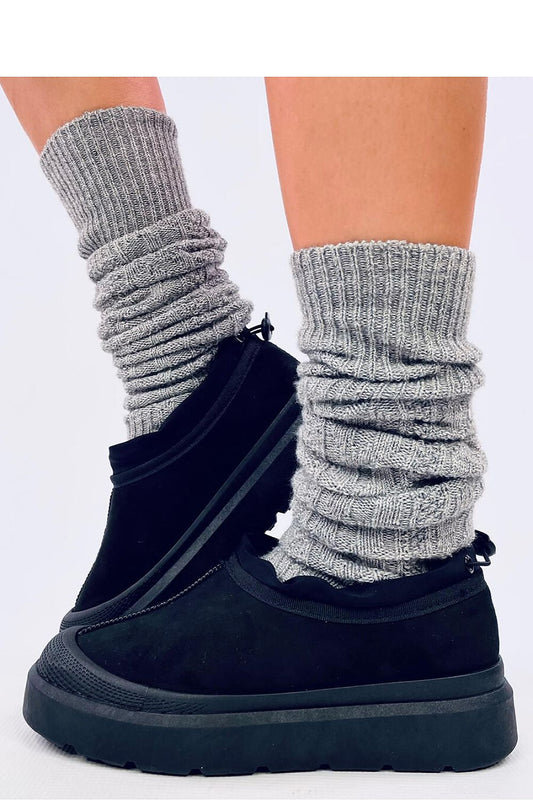 Elegant Inello short snow boots with eco-friendly suede exterior and plush fur lining, perfect for wintery conditions.