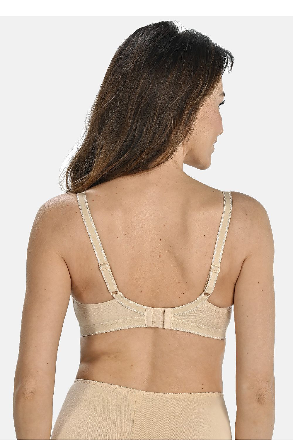 Elegant Teyli Underwire-Free Nursing Bra in smooth cotton blend, ideal for everyday wear, providing support and ease of use for breastfeeding.