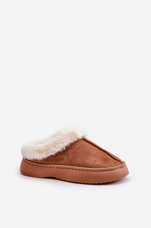 Luxury eco-suede women's slip-on slippers by Step in style, fur-lined for comfort, perfect for colder days in size EU 36-41.