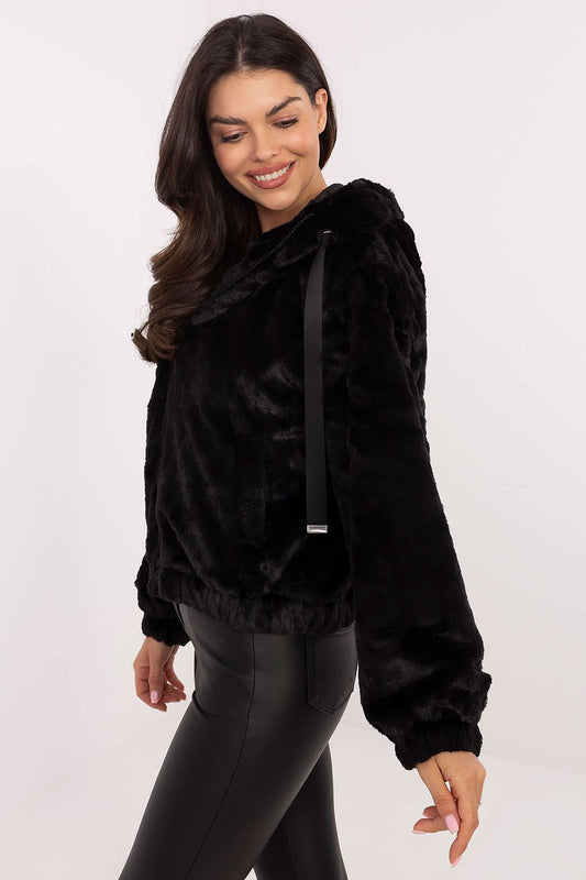 Lightweight polyester Teddy Bear Jacket by NM featuring adjustable waist and functional pockets.