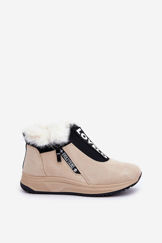 Stylish women's eco suede sport sneakers by Step in style, featuring a soft fur lining and lightweight wedge, ideal for casual and sporty outfits.