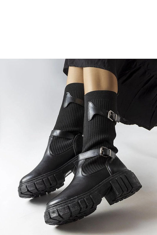 Solea luxury thigh-high black boots Ida made from eco leather, featuring a 5cm heel, perfect for elegant winter styling.