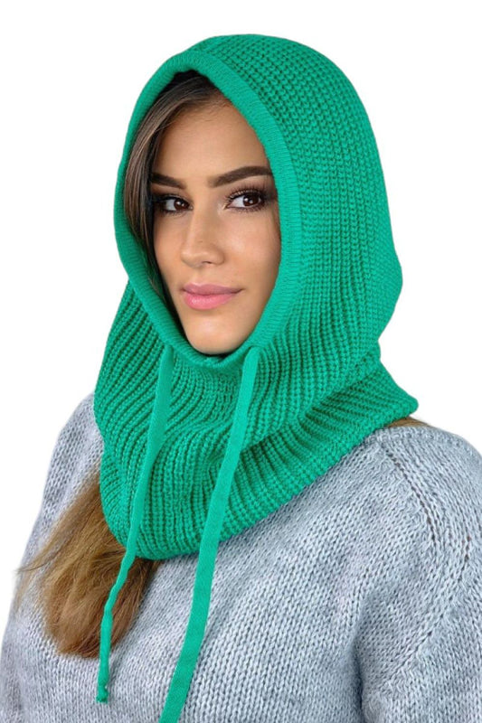 Elegant Nilda Luxury Hooded Balaclava by Kamea, showcasing a stylish design in a trending colour suitable for autumn-winter fashion.