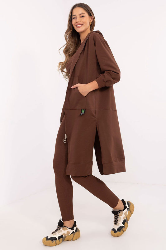 Elegant high-waisted leggings from the Luxury Women's 3-Piece Set, designed for comfort and performance, available at Factory Price.