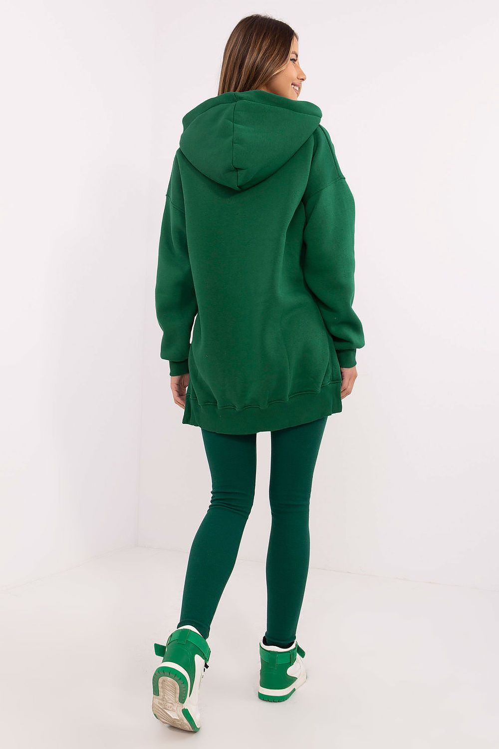 Luxury women's 3-piece set including a stylish short top, long blouse with hood, and high-waisted leggings, created by Factory Price for elegant comfort and sporty flair.