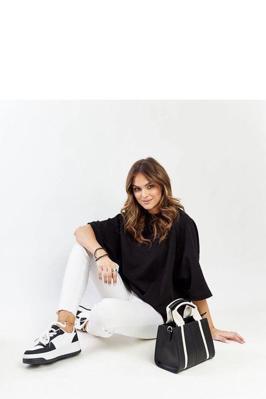 Solea Galit luxury sneakers featuring a thick black sole for stability, crafted from high-quality eco-leather, perfect for stylish spring-summer wear.
