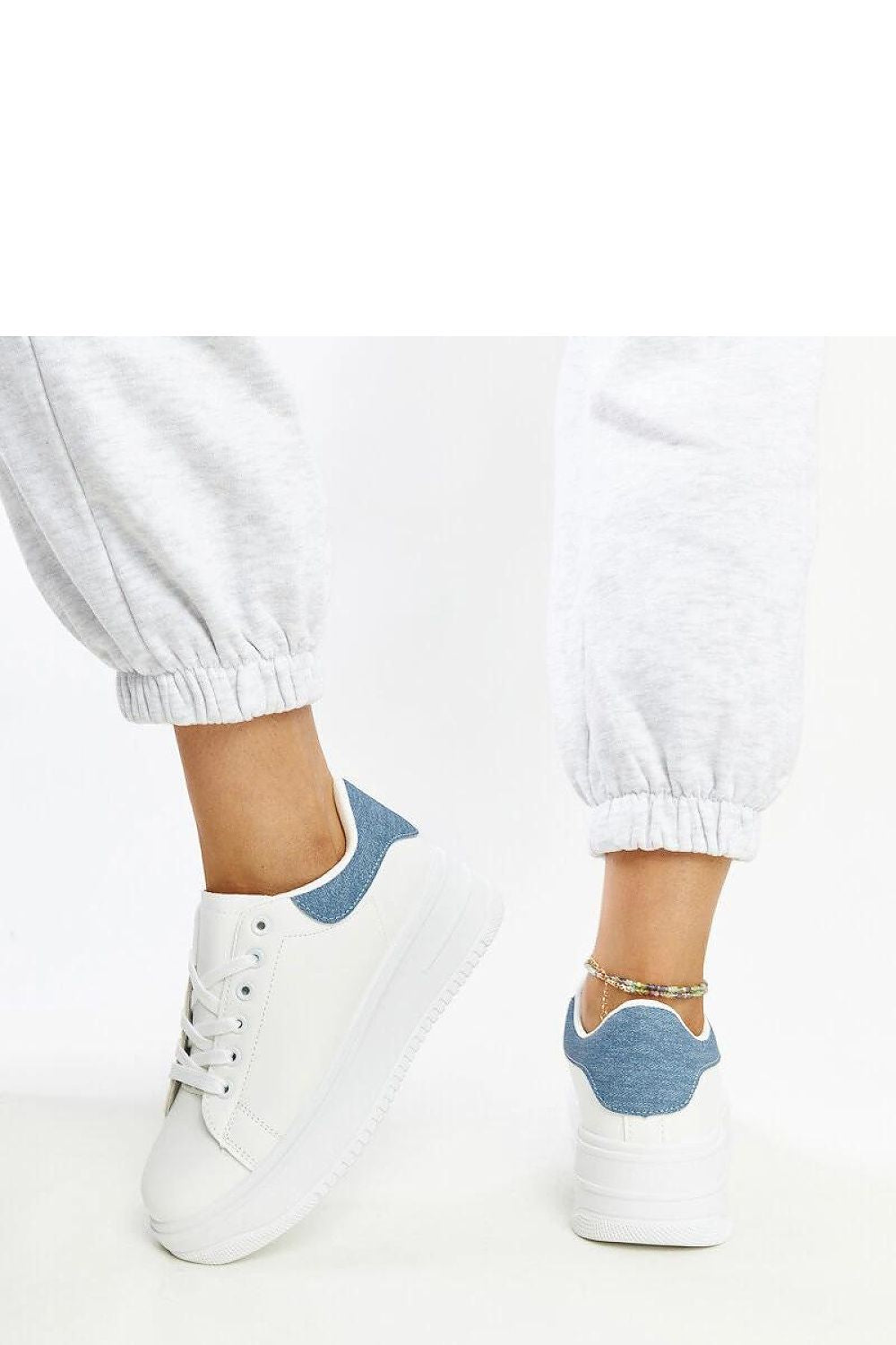 Solea White Eco-Leather Platform Sneakers Ottavia for Women, showcasing luxury design with comfortable lace-up closure and durable white rubber sole, perfect for stylish spring-summer outings.