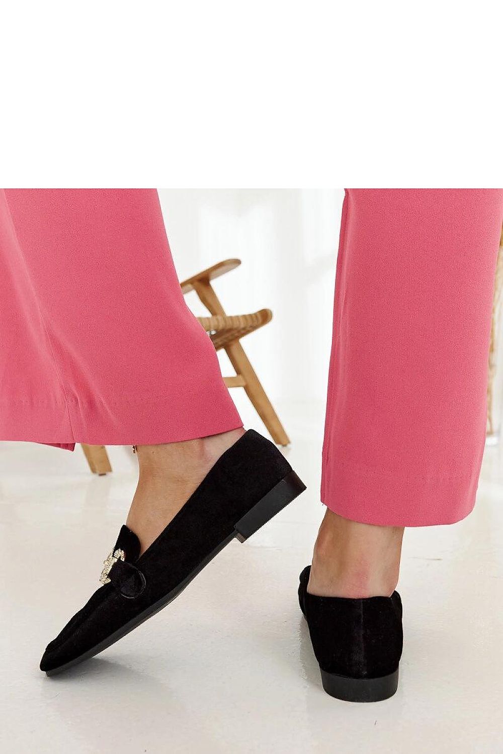 Stylish Solea black velvet moccasins with sparkling zircons, showcasing a comfortable rubber sole and sophisticated summer elegance for women's wardrobe.