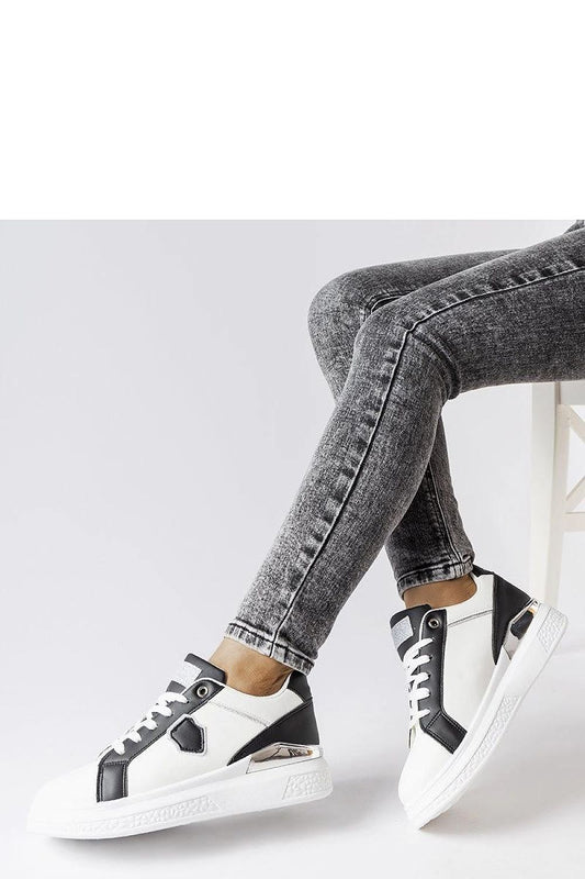 Top view of Solea White Via Sneakers showcasing their stylish design, lace-up closure, and sustainable material for a chic summer look.