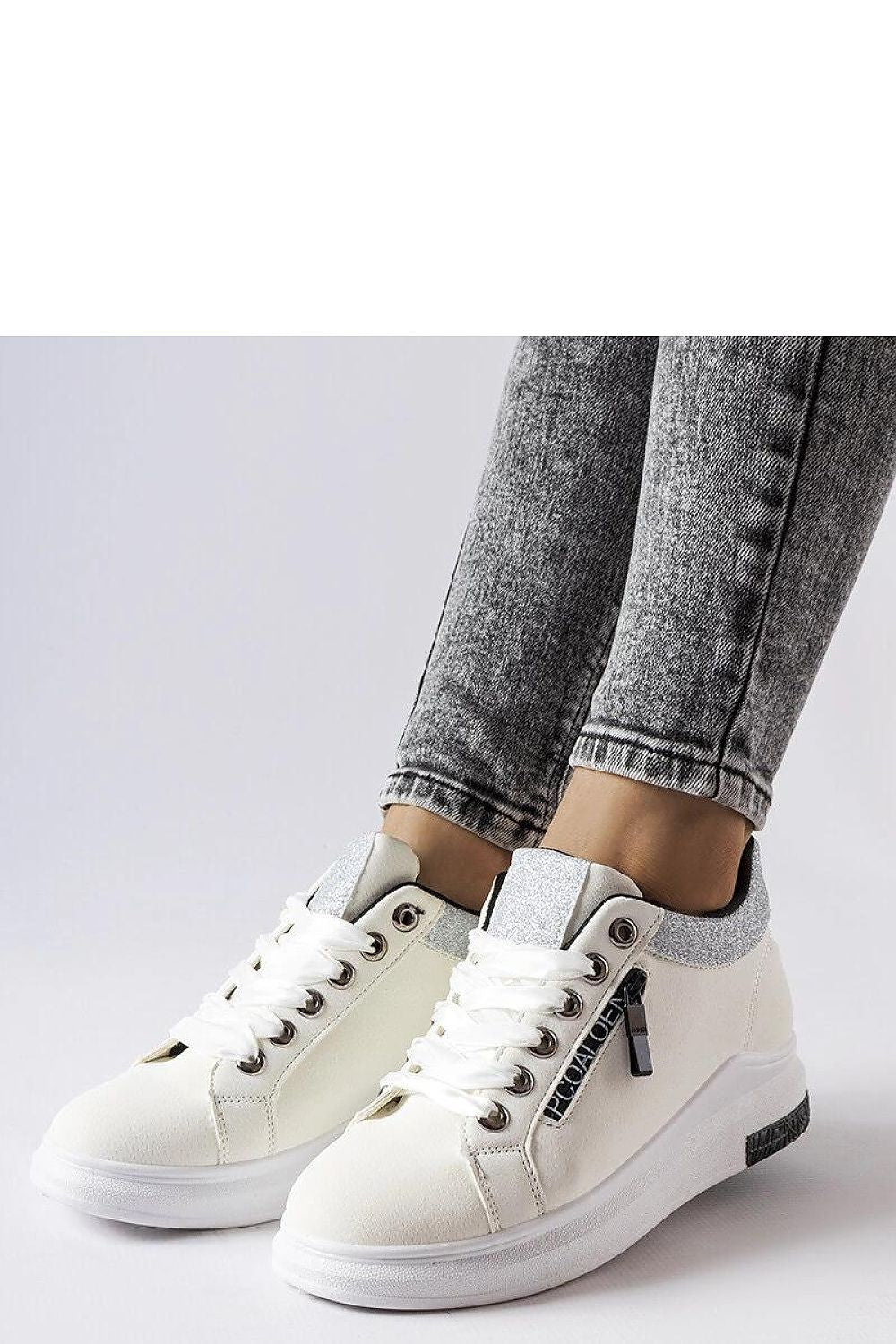 Luxurious Birmingham Wedge Sneakers by Solea, highlighting the perfect combination of comfort and style with a durable white rubber sole and eco-friendly materials.