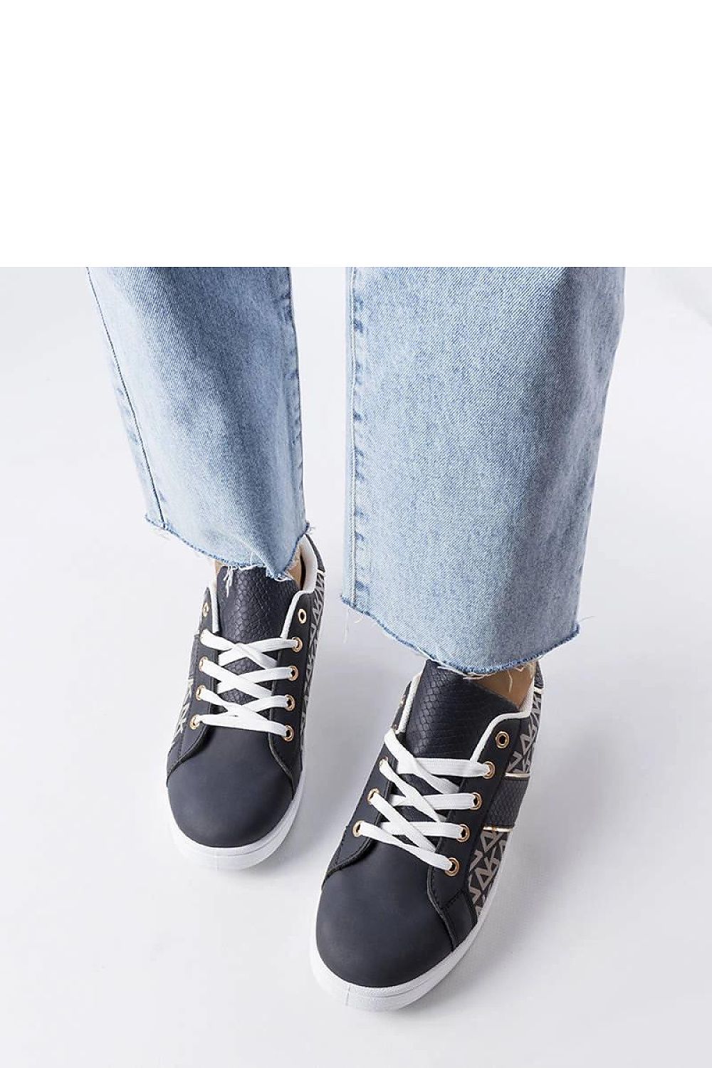 Stylish black sneakers with Bolduc monogram by Solea, designed for women's summer comfort, showcasing a white rubber sole and low height for warm weather wear.