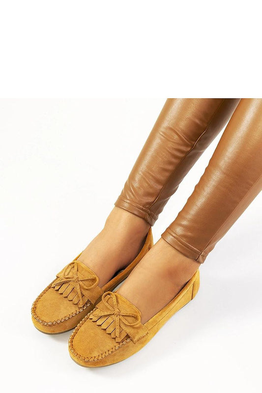 Close-up of luxury camel suede moccasins for women by Solea, highlighting soft upper and comfortable fit for stylish spring looks.