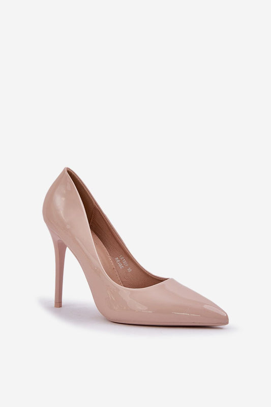 Elegant women's high heels in patent eco-leather by Step in Style, featuring an 11 cm heel height and a chic pointed toe design.