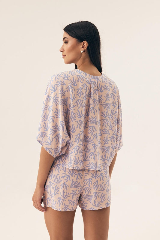 Stylish Henderson Women's Luxury Viscose Pyjama Set displayed in a soft, breathable fabric, ideal for nocturnal elegance and comfort.