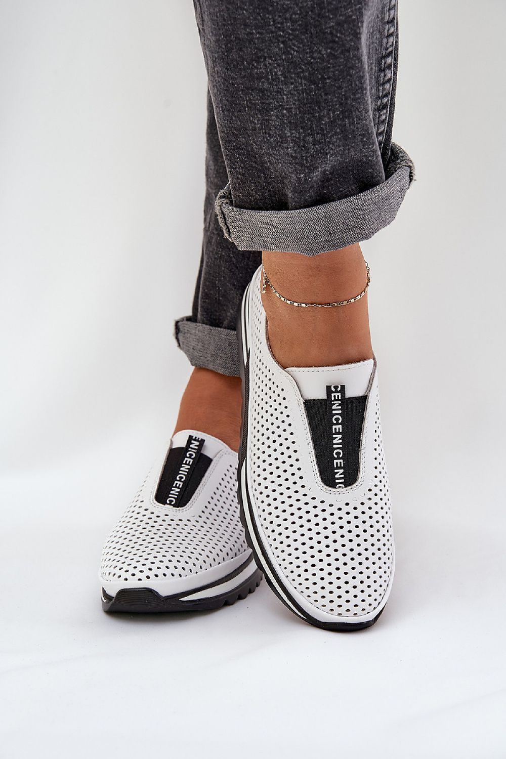 Elegant S.Barski Women's Natural Leather Half Shoes featuring a comfort insole for all-day wear, available in sizes EU 36-41, showcasing a luxurious and lightweight design ideal for stylish comfort.