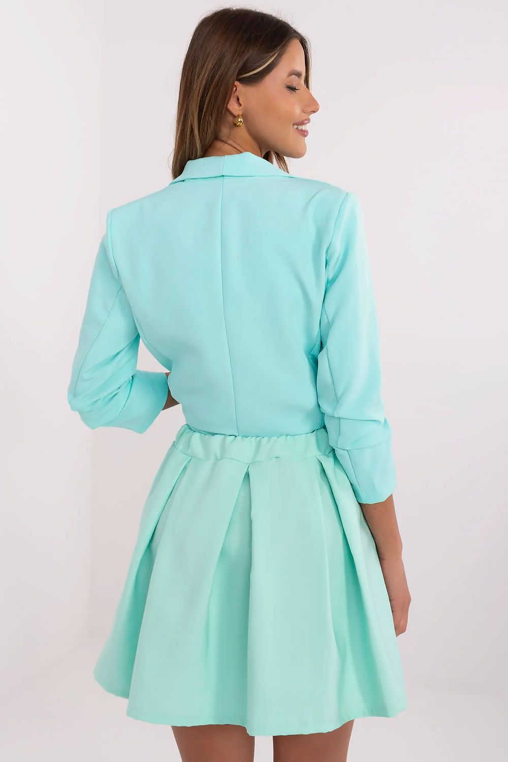 Luxurious lightweight polyester skirt by Italy Moda, combining a trendy flared cut and comfort for perfect wardrobe essentials.