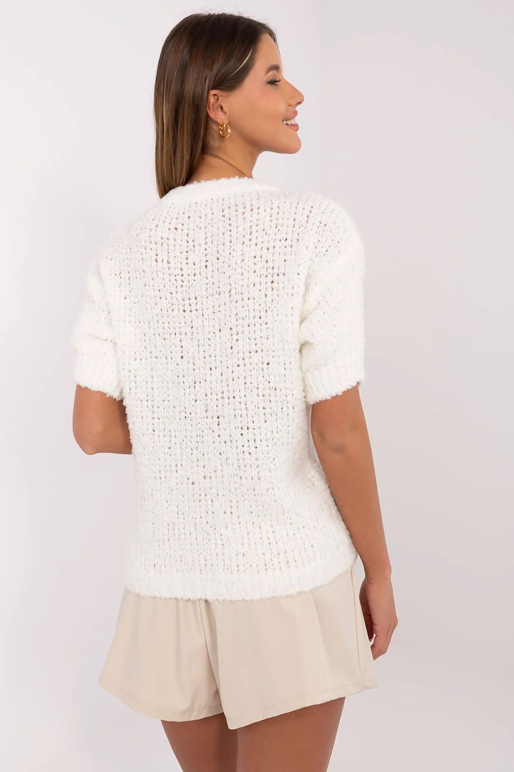 Short sleeve sweater model 209708 Italy Moda