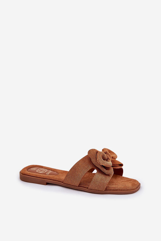 Stylish Textile Women's Slippers with Comfortable Flat Heel by Step in Style, combining fashion and functionality.