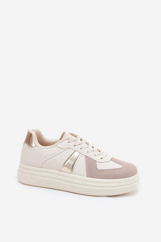 Luxury women's eco leather sneakers with a soft foam insole, featuring a stylish platform height of 3.5cm from Steps in Style.