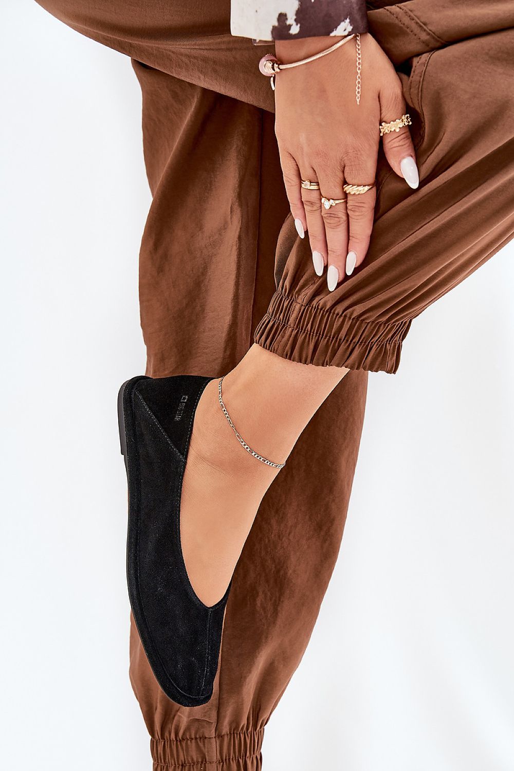 Chic and versatile women's suede ballet flats by Step in Style, designed for ultimate comfort and stylish looks, available in EU sizes 36-41.