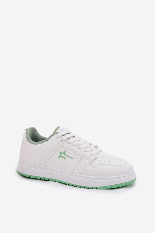 Close-up of Big Star Eco Leather Sport Sneakers with HI-POLY insole, highlighting the high-quality eco-friendly materials embodying luxury fashion for active lifestyles.