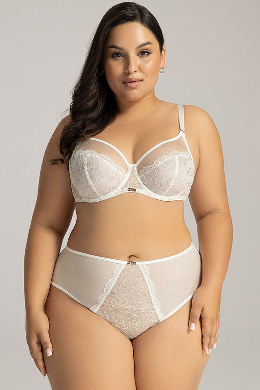 Luxurious Ava Microfiber Briefs in S-XXL Sizes - Designed for a flawless fit with delicate lace inserts, perfect for daily elegance and comfort.