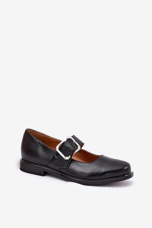 Luxury natural leather women's shoes from Step in Style, designed with rounded toes for comfort and chic appeal.