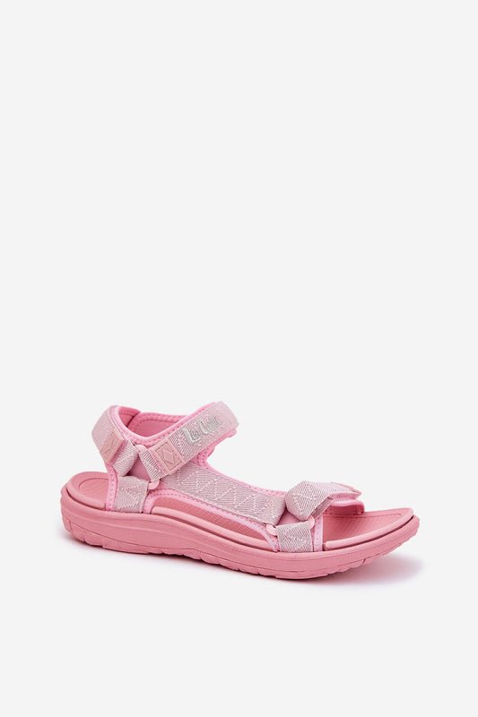 Stylish Lee Cooper women’s sport sandals showcasing a chic design with adjustable velcro straps, ideal for fashionable summer outings.