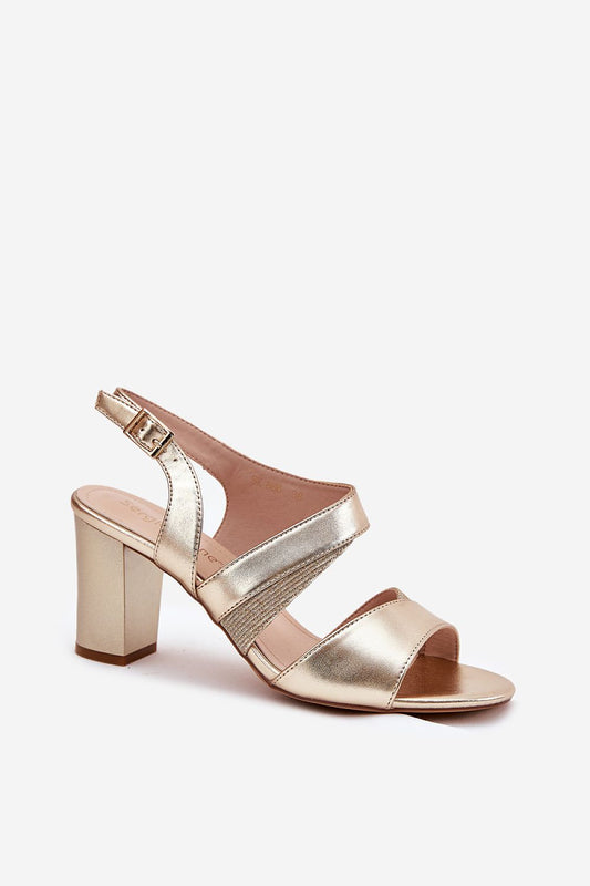 Luxurious Women's Sandals from Step in Style, crafted from eco leather with a soft leather insole, ideal for special occasions, featuring an elegant design and 8cm heel.
