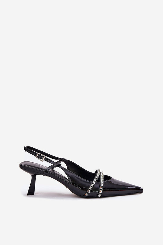 Elegant Women's Stiletto Heel Pumps by Step in Style, crafted in eco-leather with pointed toes and adjustable straps, perfect for formal occasions.